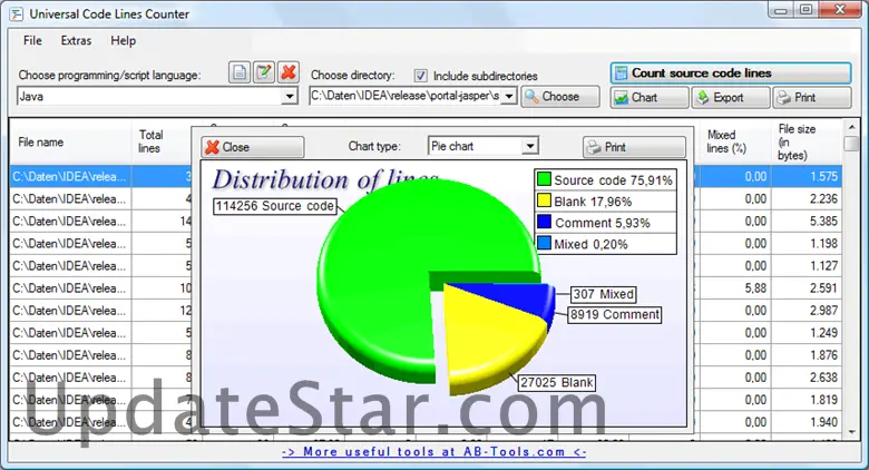 Universal Code Lines Counter 1.1.6