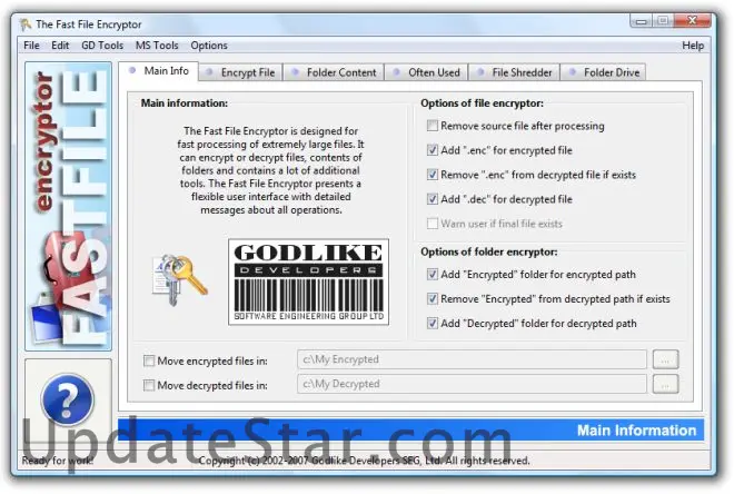 The Fast File Encryptor 13.4