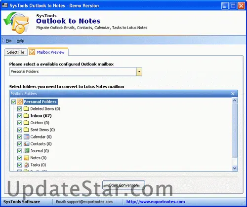 Convert Outlook to Lotus Notes 7.0
