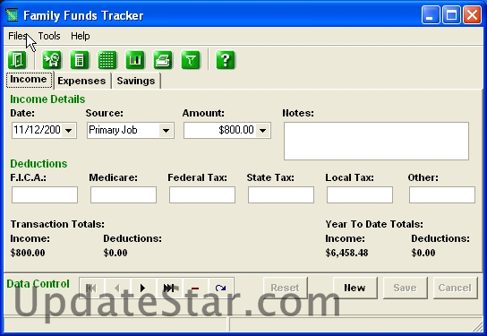 Family Funds Tracker 3.0