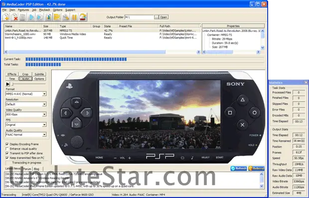 MediaCoder PSP Edition 0.8.63.5830