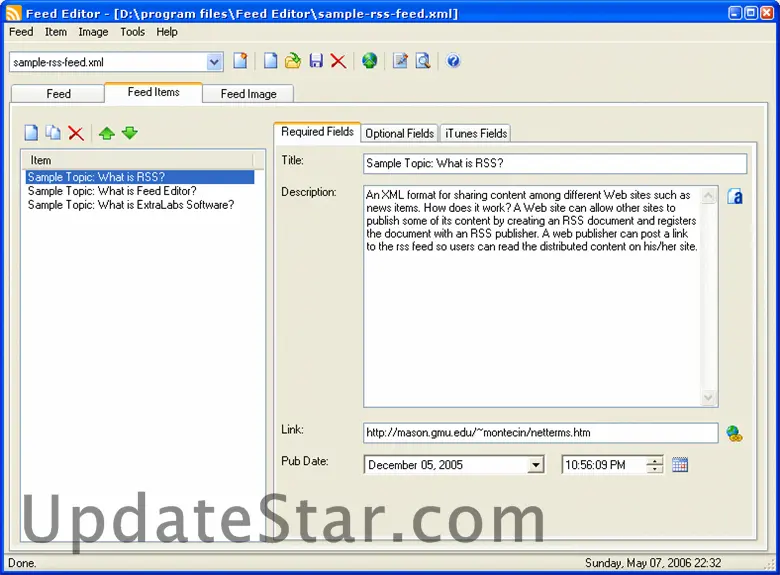 Feed Editor RSS Creator 5.2