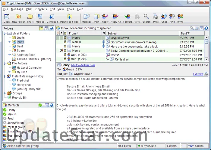 CryptoHeaven for Java(tm) 3.8.1