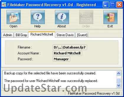 FileMaker Password Recovery 1.0