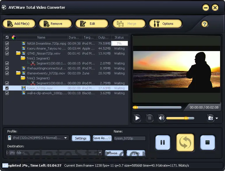 AVCWare Total Video Converter 6.0.9.1018