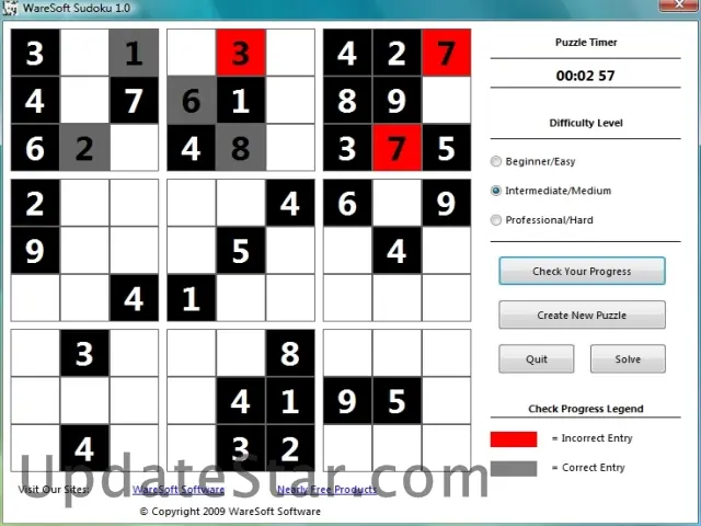 WareSoft Sudoku 1.0