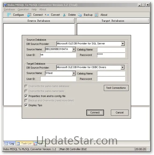 Viobo MSSQL to MySQL Converter 1.2