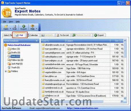 Export NSF to PST 9.4