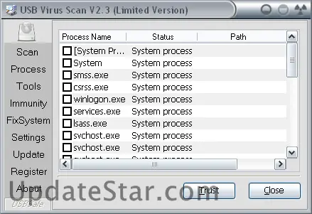 USB Virus Scan 2.3