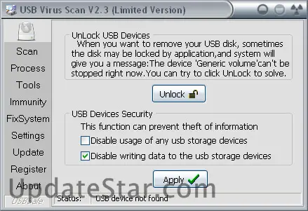 USB Virus Scan 2.3