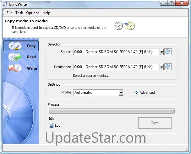 BlindWrite -  CD and DVD copy 7.0
