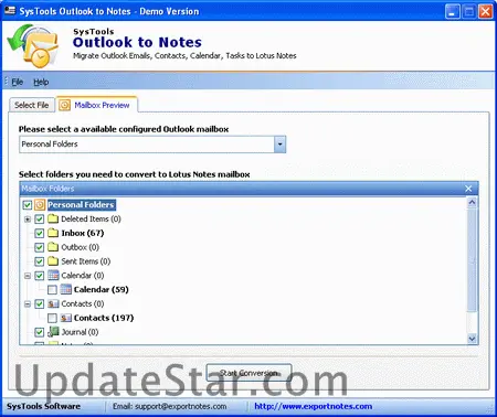 Migrate Outlook to Notes 6.0