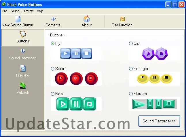 Flash mp3 Buttons 3.0