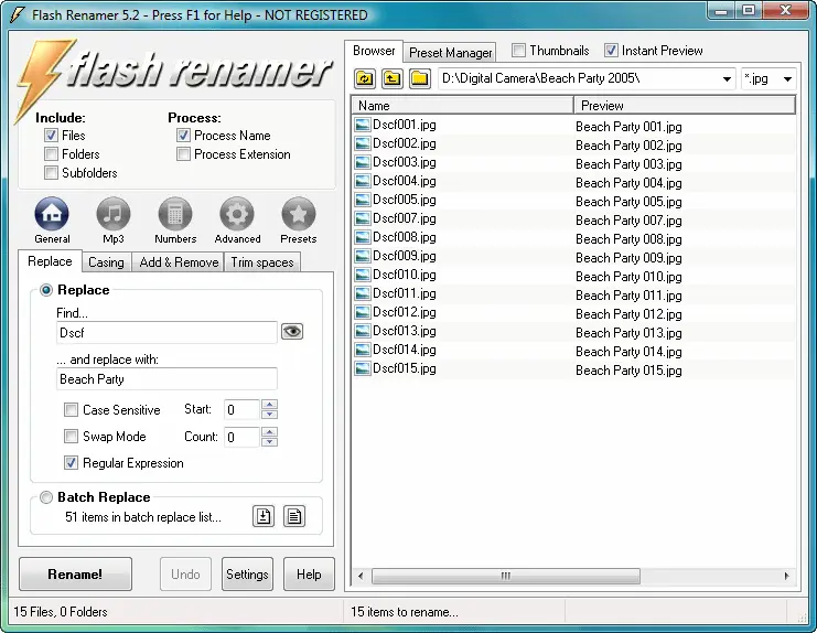 Flash Renamer 6.81