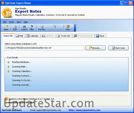 Export NSF to PST 9.4