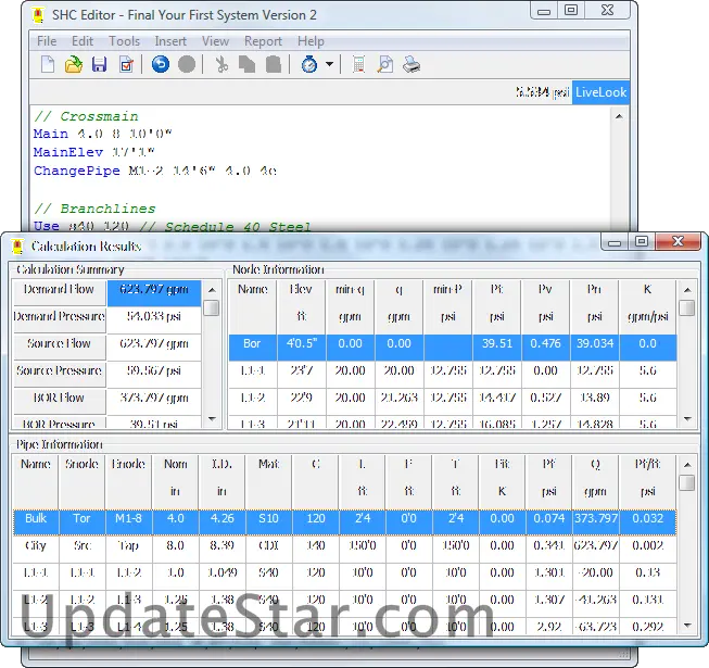 Simple Hydraulic Calculator 2.3.7
