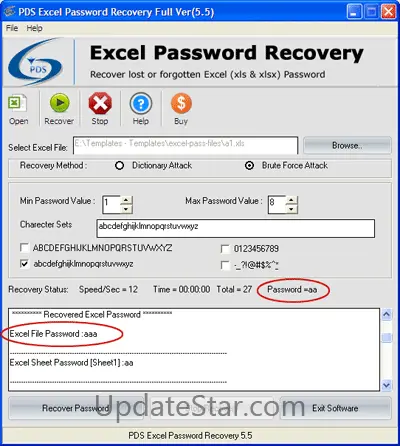 MS Excel Password Finder 5.5