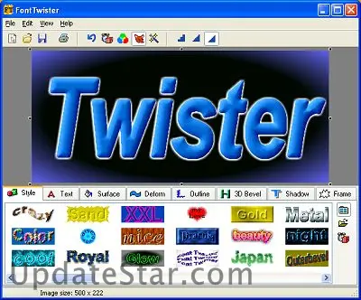 3D FontTwister text & button maker 1.5