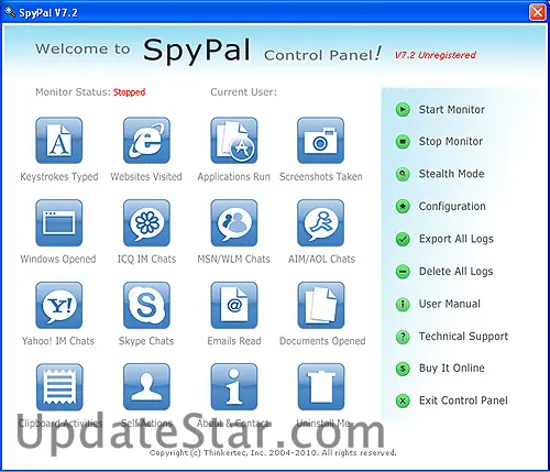 SpyPal Keylogger Spy 2009