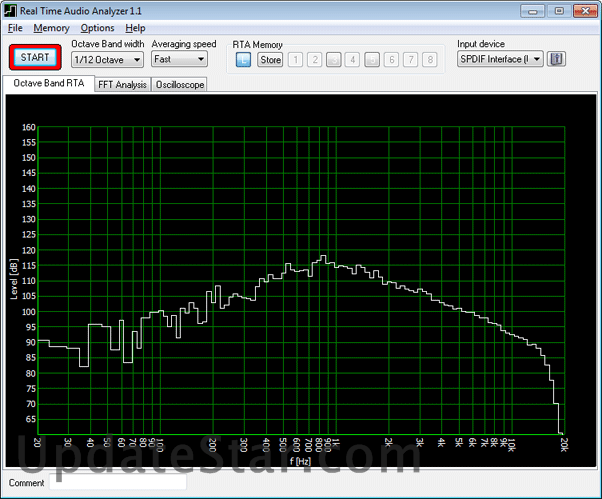 Real Time Audio Analyzer & Oscilloscope 1.2