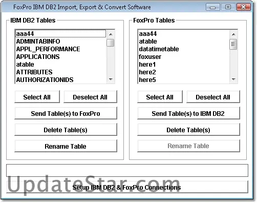 FoxPro IBM DB2 Import, Export & Convert Software 7.0