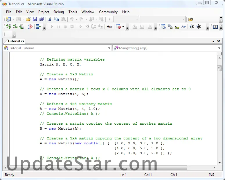 .NET Matrix Library 32-bit Developer 5.0
