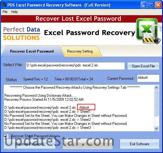 Excel Password Unlocker 5.0