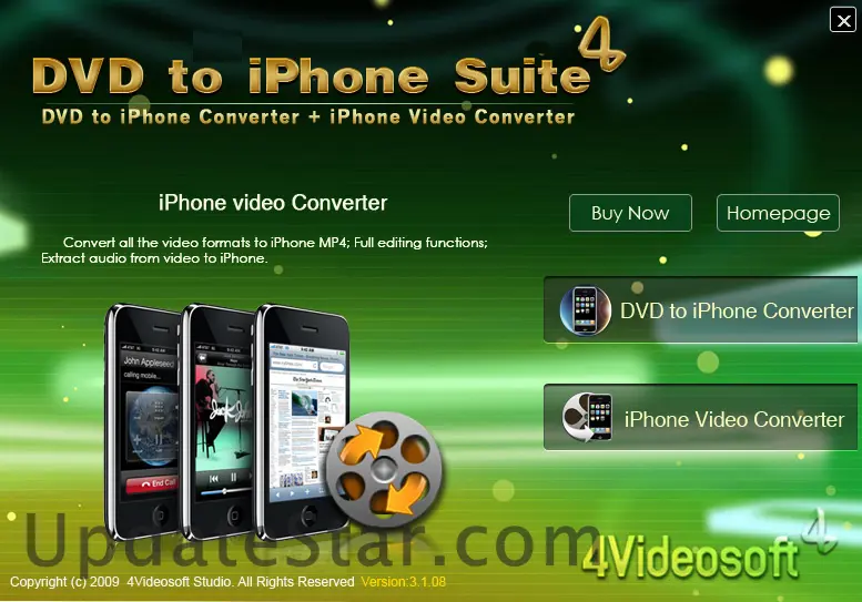 4Videosoft DVD to iPhone Suite 5.2.50