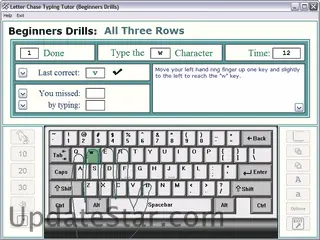 Letter Chase -- Learn the Keyboard