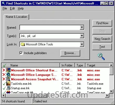 Find Shortcuts 1.0