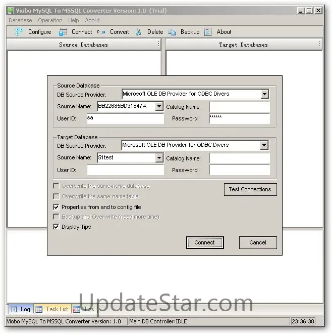 Viobo MySQL to MSSQL Converter 1.0