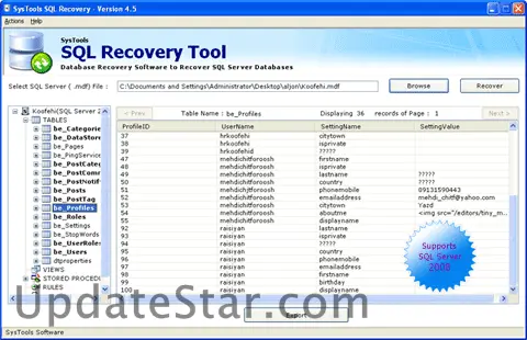 Open SQL 5.5