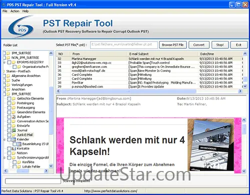 Outlook File Repair Tool 8.4