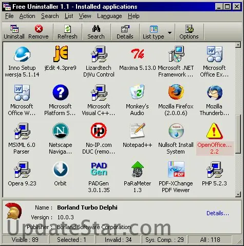 Free Uninstaller 1.1