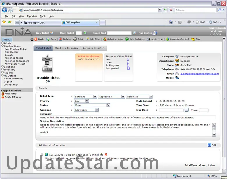 DNA Helpdesk 3.0
