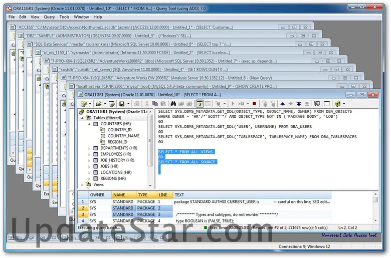 Query Tool (using ADO) 7.0 x64 Edition