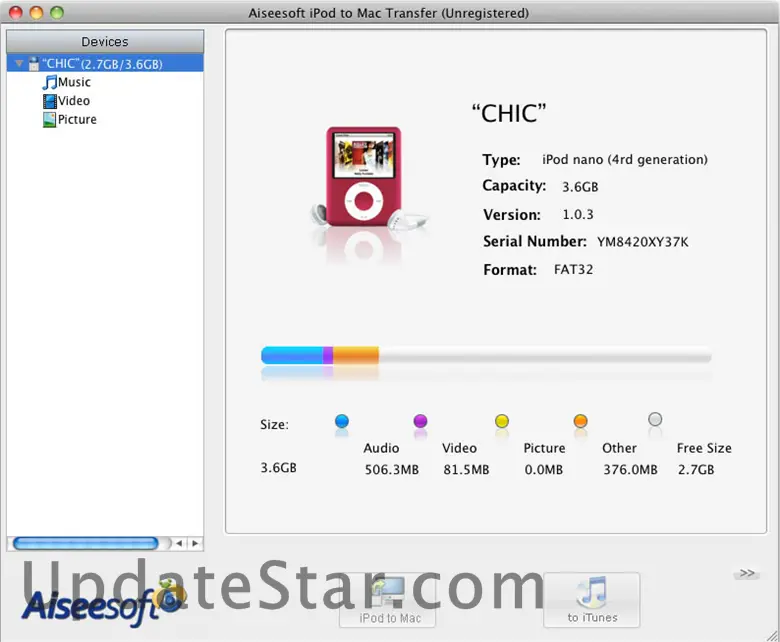 Aiseesoft iPod to Mac Transfer 6.2.2