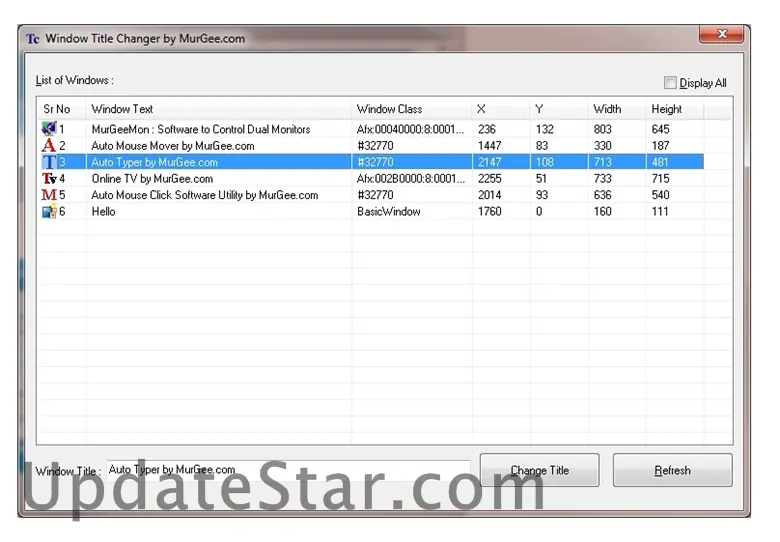 Window Title Changer 2.1