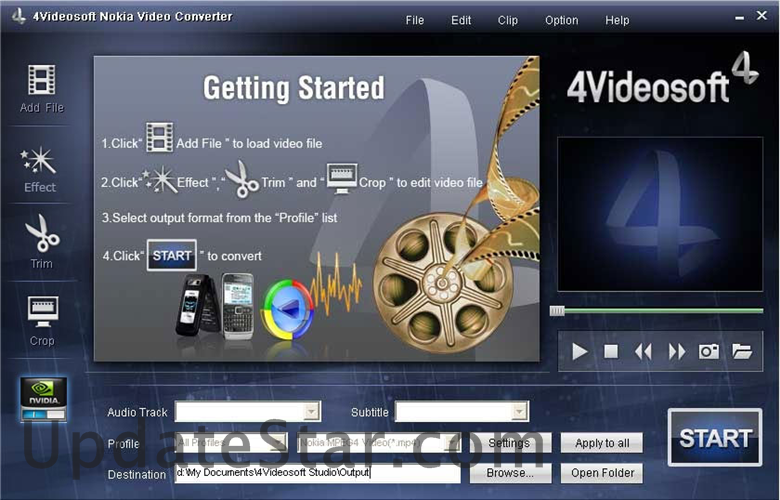 4Videosoft Nokia Video Converter 3.3.22