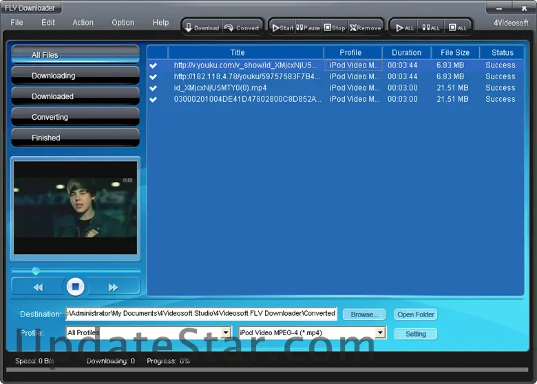 4Videosoft FLV Downloader 3.1.22
