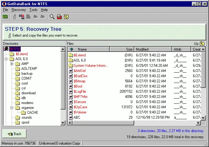 GetDataBack for NTFS 5.56