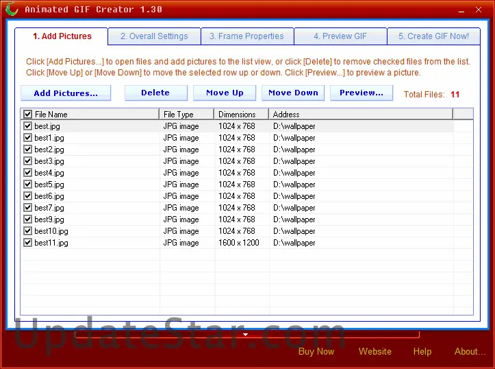 Animated GIF Creator 1.30