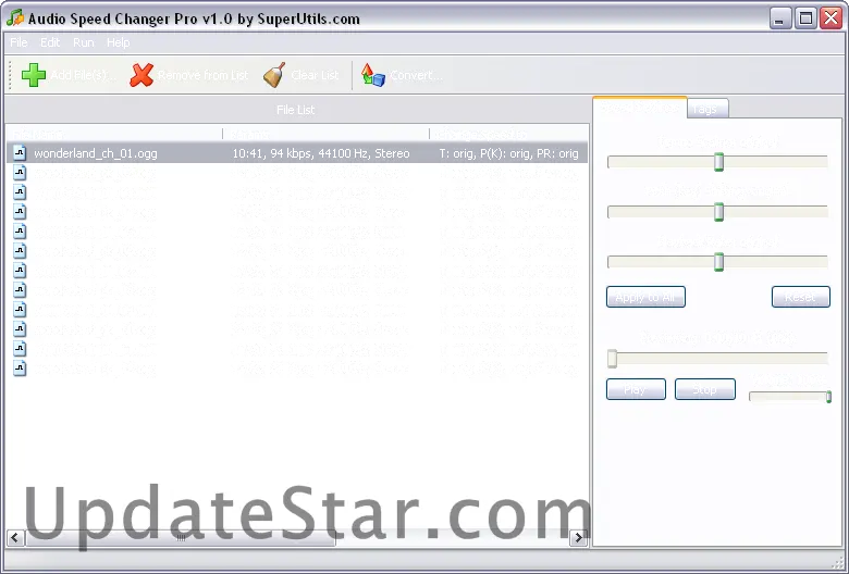 Audio Speed Changer Pro 1.5
