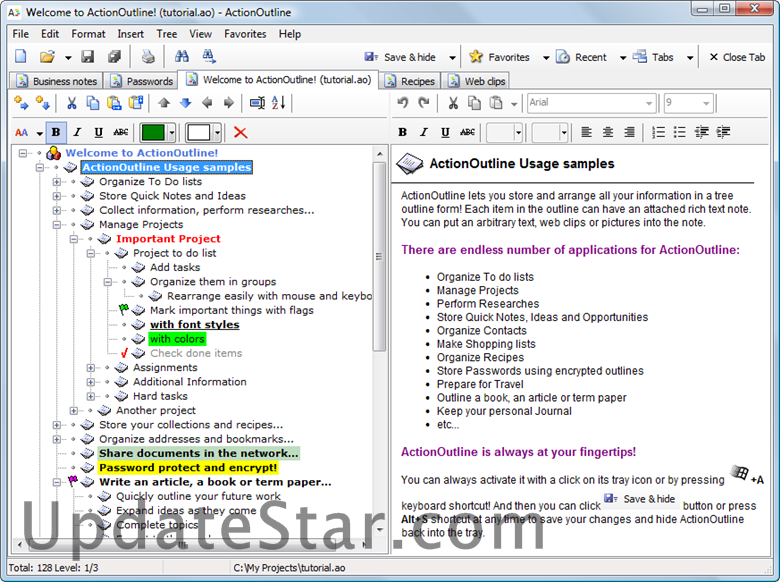 ActionOutline 3.4