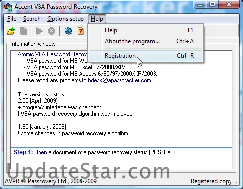 Atomic VBA Password Recovery 4.0