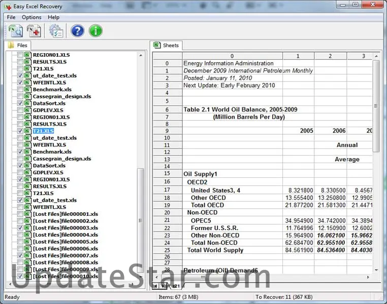 Easy Excel Recovery 1.4