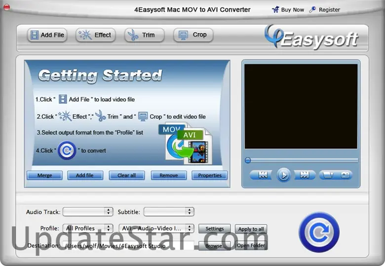 4Easysoft Mac MOV to AVI Converter 3.2.28
