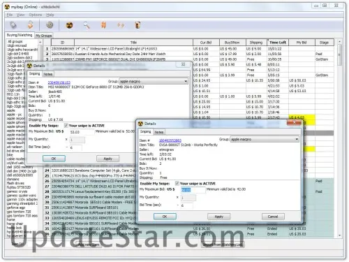 myibay eBay bid sniper tool 1.1.4