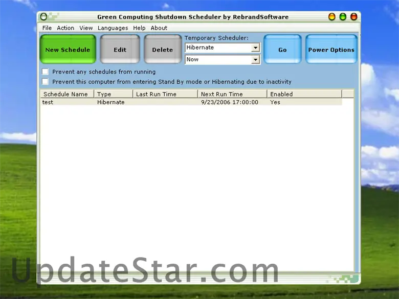 Green Computing Shutdown Scheduler 1.1