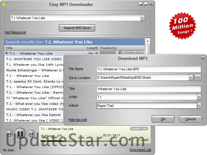 Easy Mp3 Downloader 4.2.3.8